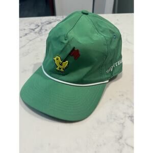 RARE Bad Birdie Green Amateurs Rope Hat Golf Cap Adjustable SnapBack